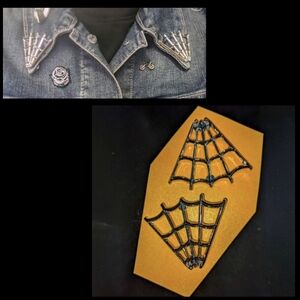 Spiderweb Lapel Pins